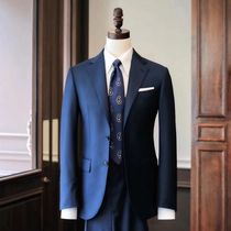 Suit custom wool slim business formal dress interview professional wear wedding groom big size suit tailor-made men