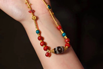  Tibetan jewelry Tianzhu beeswax turquoise silk-wrapped agate live special shot link private shot invalid