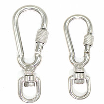 Traction Rope Buckle Stainless Steel Universal Button Nut Safety Buckle Insurance Hook Connection Buckle Mountaineering Buckle Traction Dog Buckle