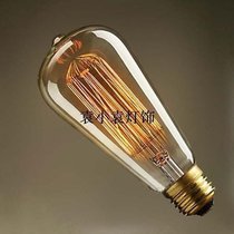 Edison ST64 LED energy-saving art tungsten wire bulb Retro light source E27 incandescent bulb