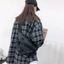  ins fashion tooling chest bag female 2021 new trend brand student oblique waist bag street wild reflective messenger bag
