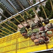 Net board fence outdoor toilet isolation net plastic net flower rack balcony board plastic fence net anti-theft net