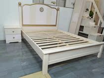 Nordic teenagers pure solid wood single bed 1 5 m double bed bedside cabinet 2 or 3 door wardrobe suit