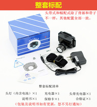 Wearable strong light lamp Miniature explosion-proof waterproof lighting lamp Head lamp LED flashlight with report