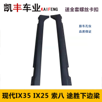 Hyundai IX25 IX35 under the beam cable eight wins under the skirt side skirt black side beam car side guard plate threshold