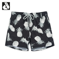 DUNKELVOLK can go into the water four-POINT swimming TRUNKS water park lining loose stretch wear BEACH PANTS COUPLES