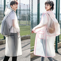 Raincoat Schoolgirl Net Red Fashion Hiking Rain Cape Adults Anti-Rainstorm Full Body Mens Singles Transparent Long Raincoats