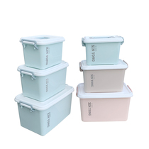 Hand-held storage box plastic trumpet book snack sorting box collection clothing toy storage box