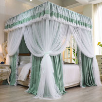 Triple Door Princess Wind Home Ground Mosquito Net Double Layer Ultra Soft Encrypted Tent Stainless Steel Bracket 1 5 1 8 beds