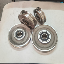 Lifting pulley wheel U-shaped pulley cast steel lifting wheel wire rope pulley Crane 1 ton 2 tons 3 tons power pulley