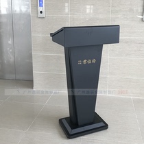 High-end white restaurant podium podium Sales reception desk Hotel reception desk Consulting desk Black