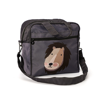 NDHT mens large capacity Bento bag shoulder bag waterproof rice bag literary shoulder bag student backpack Wild