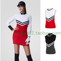 2021 spring and summer new item Korean counter VOLV * golf clothing women sleeveless T-shirt color sweater