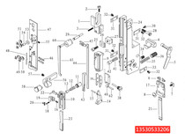 Riding nail accessories M2000 head accessories semi-automatic riding nail stapling double head stapler accessories