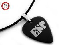 2012 Gsumusic titanium steel metal Guitar Plsheet Necklace ESP Guitar LOGO 