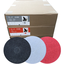 BF butterfly brand polishing wax cleaning pad washing machine 17 inch 20 inch cleaning pad red white and black stone polishing pad