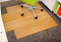 Anji Mountain AMB24005 Bamboo Roll-Up Chair Mat with