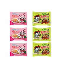 6 pcs(3 Jjajang 3 Carbo) Samyang Carbo New Ape