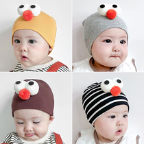 Newborn baby hat autumn and winter cute super cute male baby female baby cotton tire cap infant hat spring and autumn
