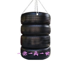 Tire sandbag tire sandbag boxing fighting physical fitness training gym martial arts training tire sandbag