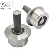 Metro train track wheel Train rail wheel heavy T-type bearing pulley heavy duty belt axle iron wheel all iron wheel