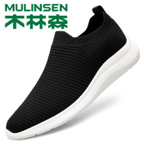 Summer Mullinson mens shoes mesh Shoes sandals Korean version of breathable casual shoes flying shoes soft bottom comfortable hollow mens shoes