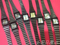 Deal with watch store off-shelf inventory quartz electronic watch Osgard rectangular copper shell titanium plated black models clearance offer