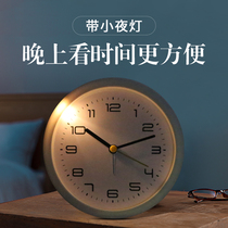 Alarm clock for students with simple bedside children mute electronic creative personality lazy clock watch Small alarm large volume