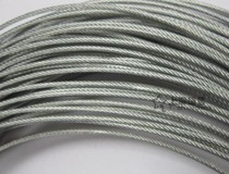 201 Stainless steel plastic coated steel wire rope 7*7 plastic coated plastic coated multi-strand wire rope 1 2 pack 1 5mm
