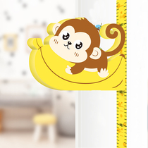 Body height stickers baby children measure height wall stickers 3d three-dimensional magnetic suction can be removed without hurting the wall movable artifact