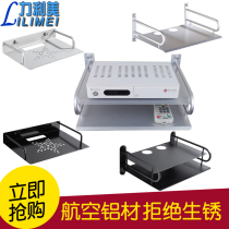 Projector TV set-top box shelf wall storage box router hanging shelf bracket bracket wall-mounted tray