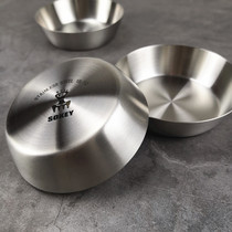 Octopus mini 304 stainless steel Korean dish integrated molding thickening dish dip barbecue disc conditioner