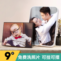 Preset custom photo frame making wedding photos hanging wall to do Crystal zoom printing creative baby photo gift