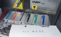 Kimlin Germany purchase LAMY T10 Lingmei ink replacement core lilac purple Pacific blue burning putty
