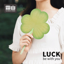 (Members 9 9 Yuan) Scream Mountain Three Leaf Herbal Rice Paper Summer Fan