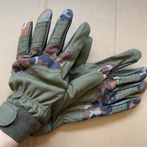 De-spotted winter plus velvet warm gloves riding five fingers 03 inner gloves de-spotted camouflage velvet gloves plus velvet Outdoor