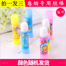 3-pack handmade cigarette sticks stick hand cigarette glue big rib sticky cigarette paper solid glue small branch easy to carry