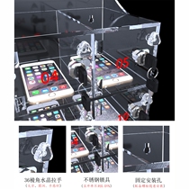√ Acrylic mobile phone storage cabinet transparent safe deposit box storage box storage box charging storage box cabinet