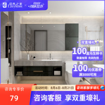 Smic Magnetic Brick Kitchen Balcony Toilet Tiles Sky Grey) Modern minimalist grey Brick Wall Brick