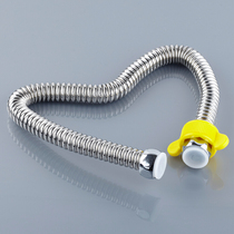 Diving boat tap water pipe stainless steel bellows upper water pipe cold hot water pipe shower hose water pipe home