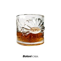 Cyberg embossed cold glass-Single Cup hardcover