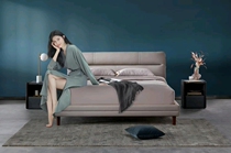 Gujia fabric bed BY B112) Science and technology cloth bed) Simple modern fabric bed) Light luxury style bedroom