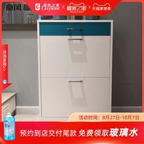 Italian style durian ultra-thin flip shoe cabinet into the house Cabinet simple modern shoe cabinet deposit home