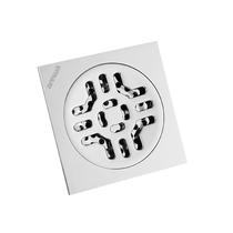 ANNWA Anwar toilet bathroom balcony spring-loaded brass chrome-plated floor drain NDL50T632