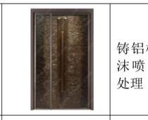 Chapman in the door E410 aluminum wood armored door