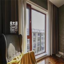 Good wood road system doors and windows KT115 wooden aluminum windows