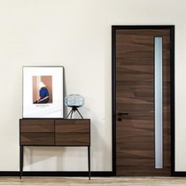 TATA wooden door simple indoor bedroom set door solid wood composite custom wooden door@001 Mocha pattern actually home