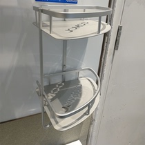 Jiumu bathroom space aluminum double-layer corner basket 937009