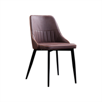 There International Armani dining chair fashion simple carbon steel design