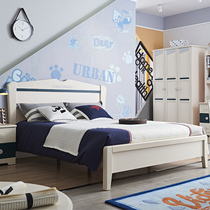 My E simple solid wood bed 12 meters QA03